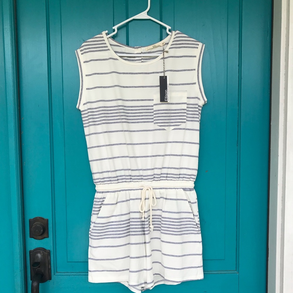 Ellison Striped Romper